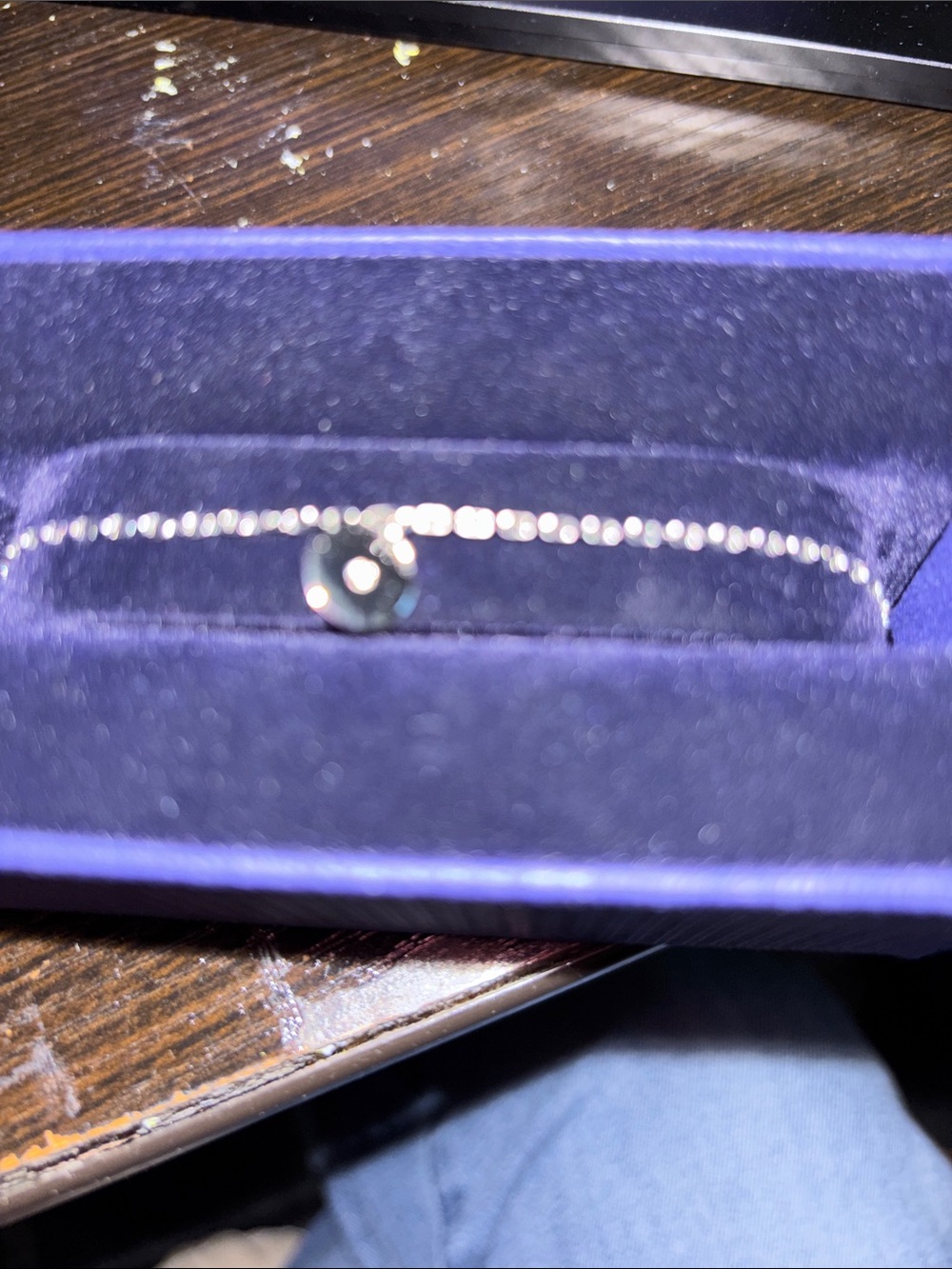 Swarovski Silver Crystal Bracelet - Picture 5 of 7